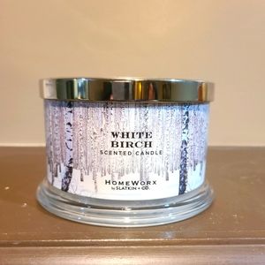 Homeworx by Harry Slatkin Scented Candle 18oz 4 wick WHITE BIRCH